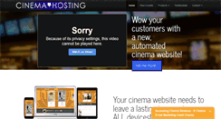 Desktop Screenshot of cinemahosting.com